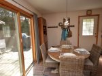 Beautiful dining area off deck and kitchen